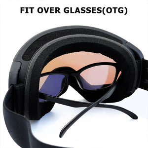 ski goggles that fit over eyeglasses LOYF MAGNETIC GOGGLES