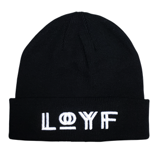 LOYF EMBROIDERED BEANIE